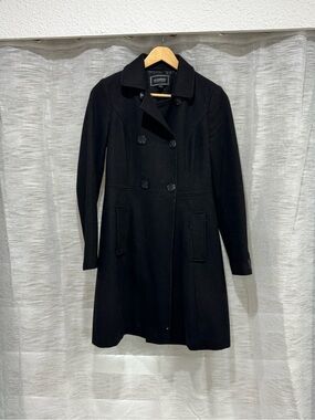 Double-Breasted Wool Coat
